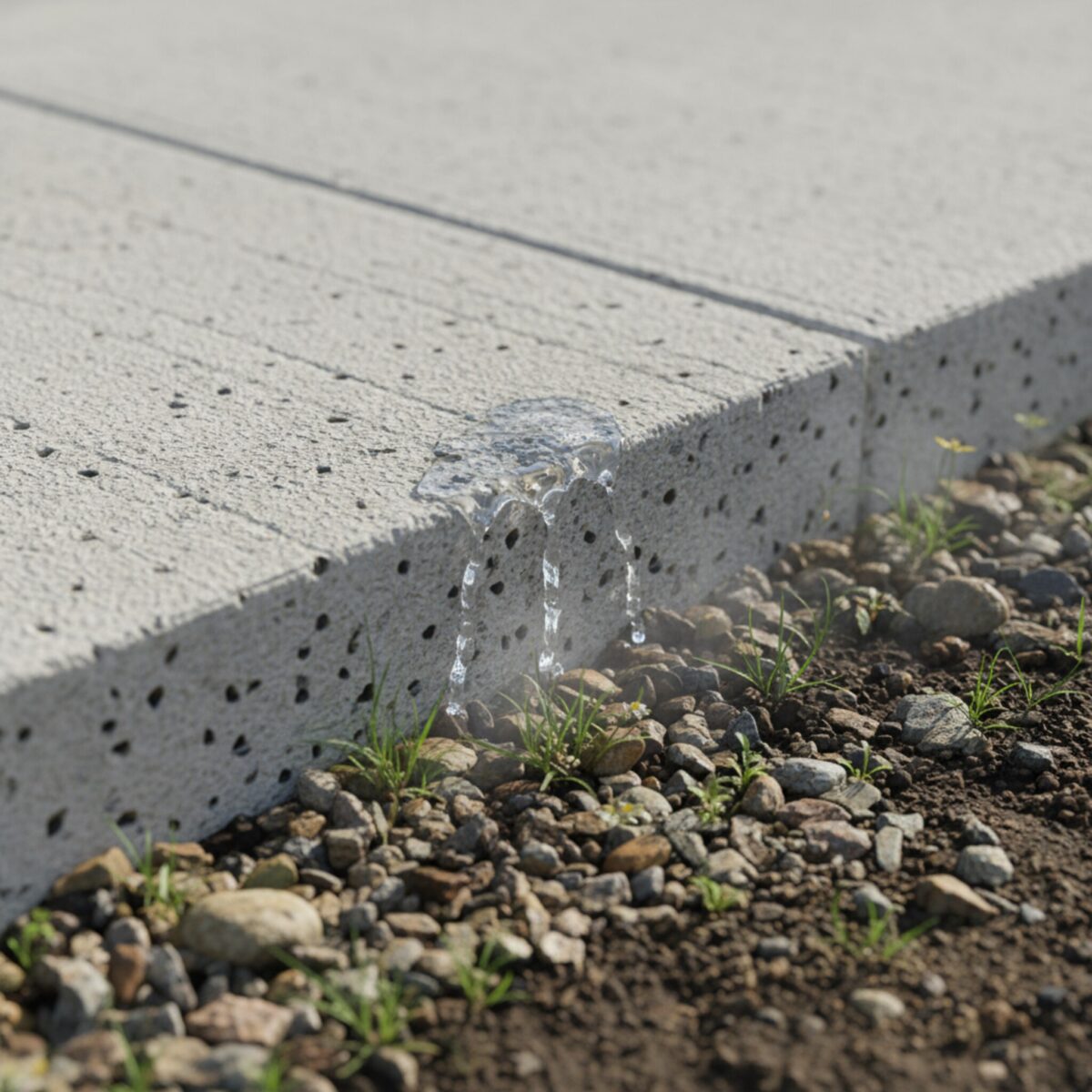 Est-ce que le béton drainant est perméable?