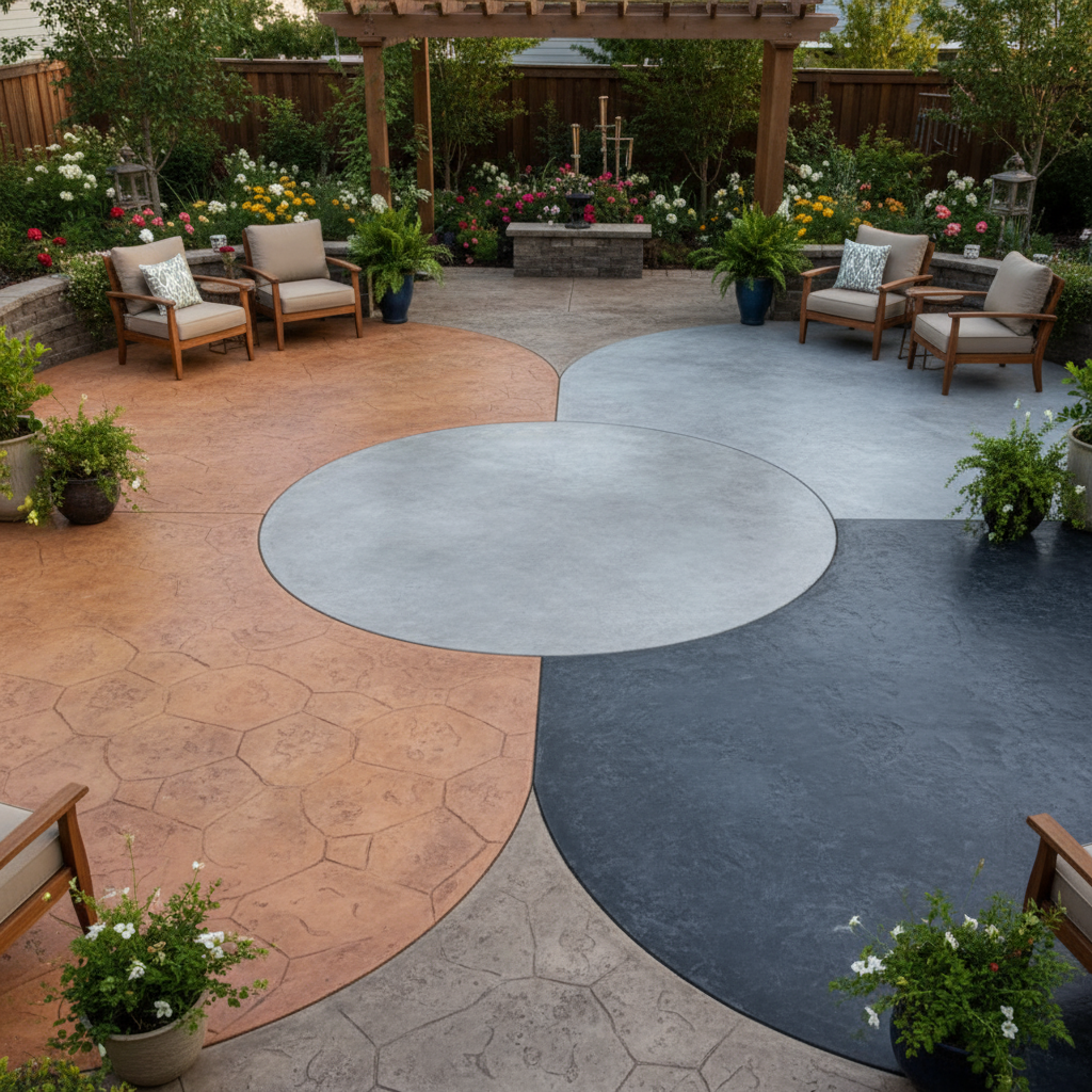 Quelle couleur choisir pour un béton décoratif de terrasse?