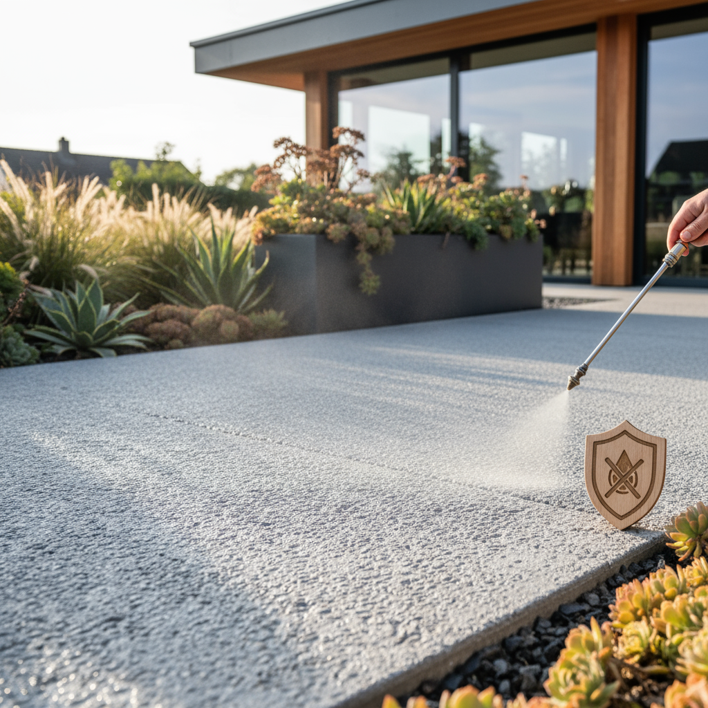 Comment protéger le béton drainant contre les mousses?