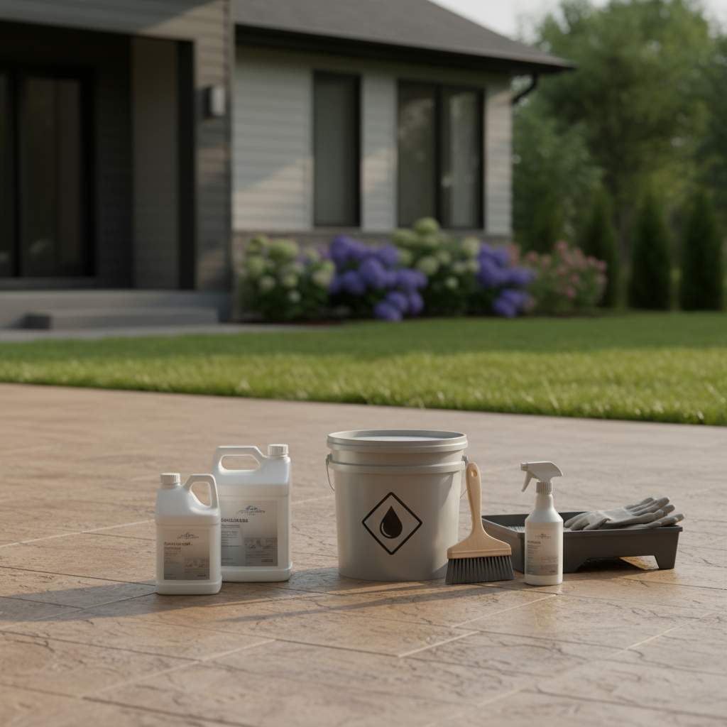 Quels produits pour protéger le béton imprimé extérieur?